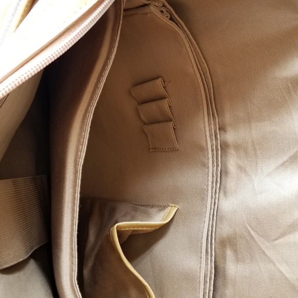 Coldwater Creek Tan Faux Leather Briefcase NWOT - Picture 8 of 8